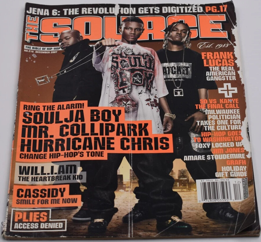Soulja Boy on the cover of The Source, Issue 216 · December 2007, 2007